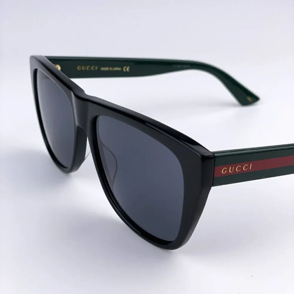 NEW GUCCI GG0926S 001 Black Green Gray Square Men Sunglasses